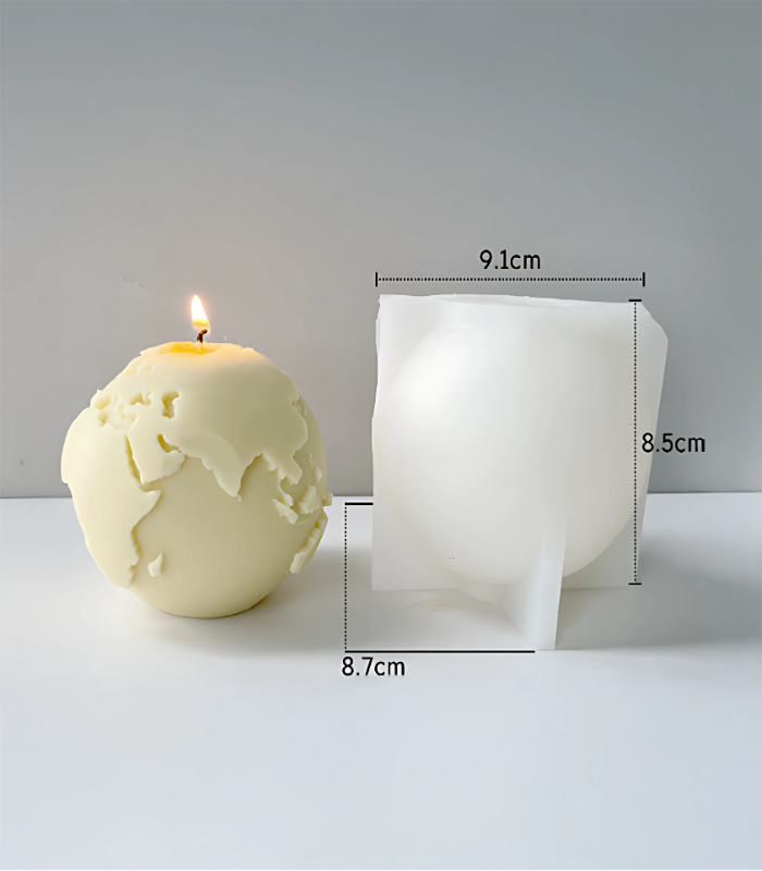 Earth (Globe) Silicone Mould | Unique & Perfectly Crafted