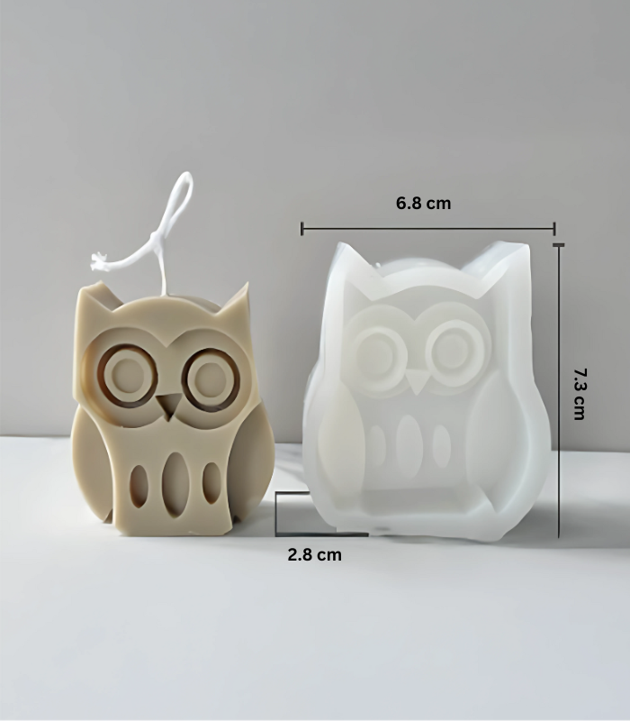 Owl Silicone Mould | Whimsical & Wise