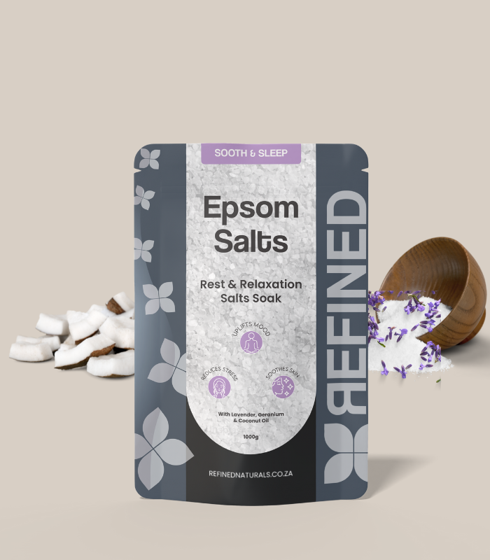 Epsom Salts South Africa - Rest & Relaxation Salt Soak – Restful Relief with Lavender & Coconut Oil