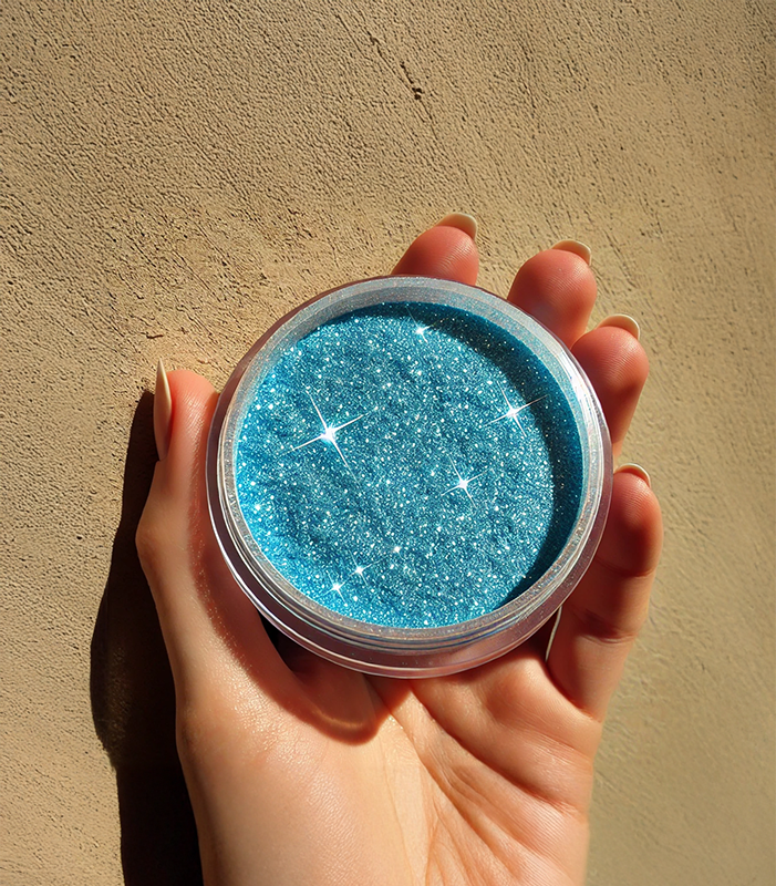 Blue Mica Powder (Sky Blue) – Bold & Brilliant