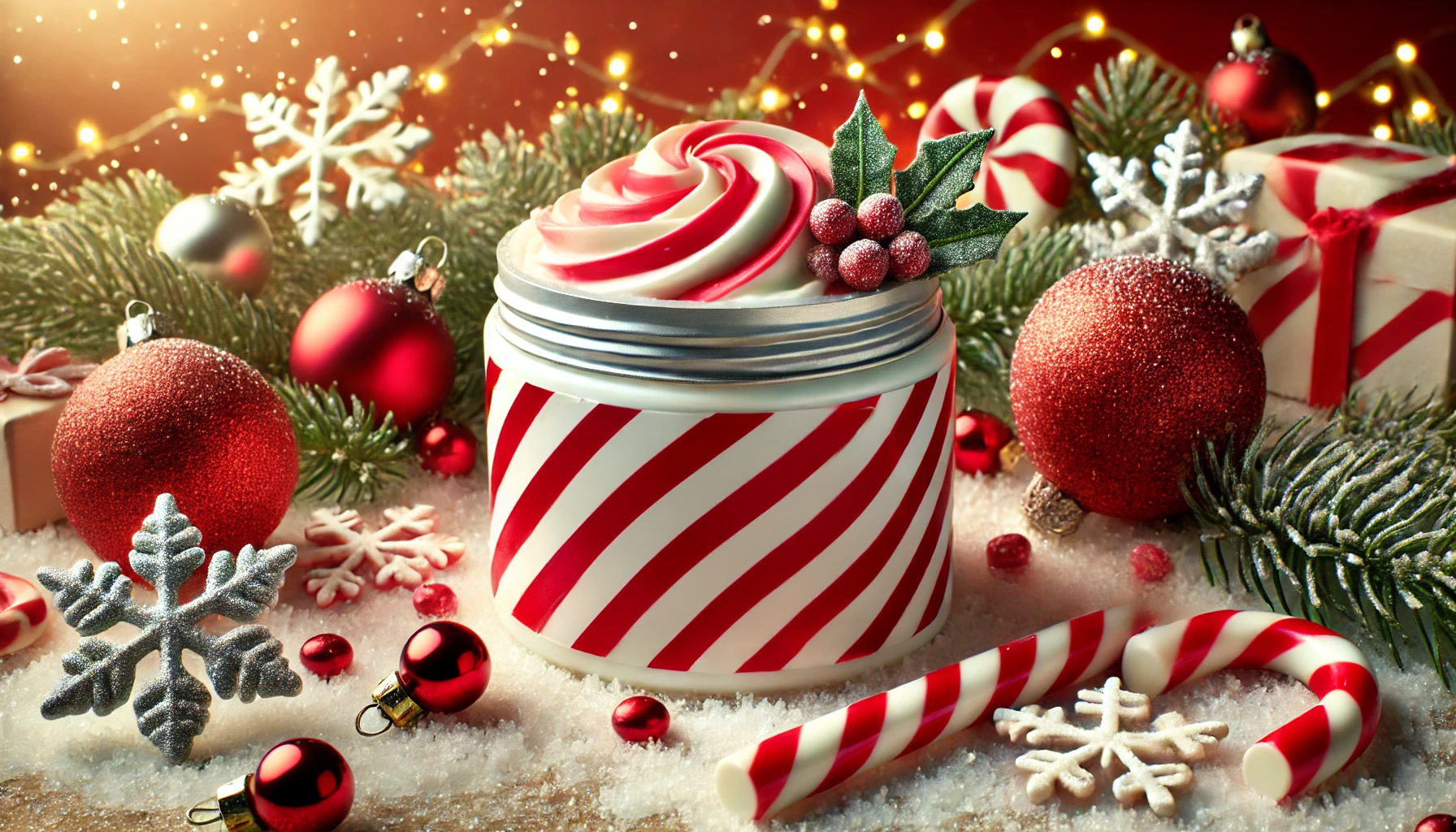 Candy Cane Emulsified Body Butter Recipe