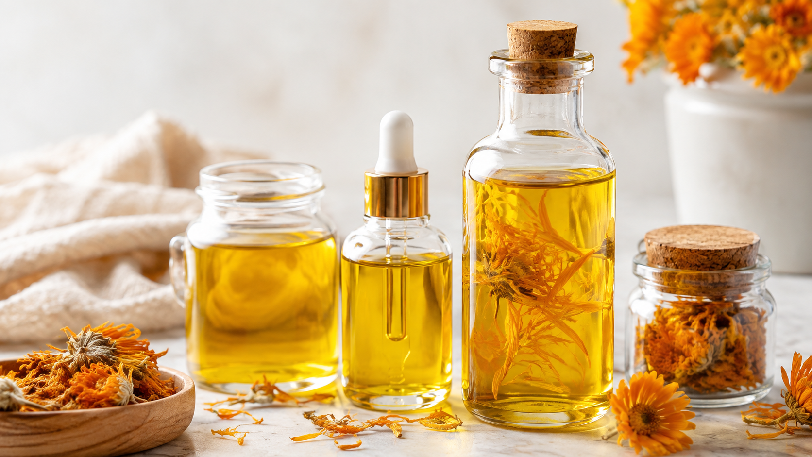 Marigold Infused Oil Recipe