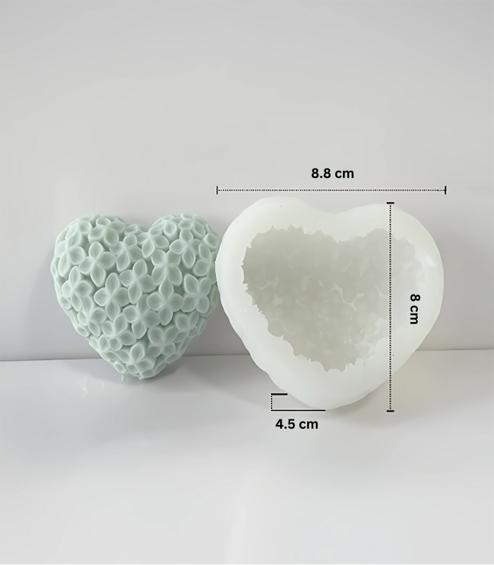 Silicone Mould - Flower Heart