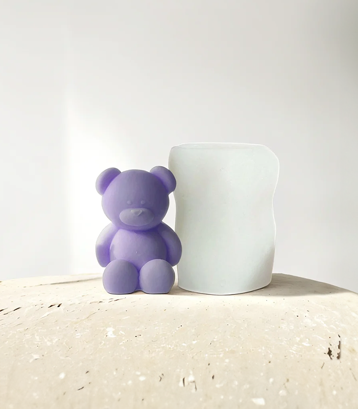 Silicone Candle Mould -  Mini Teddy Bear