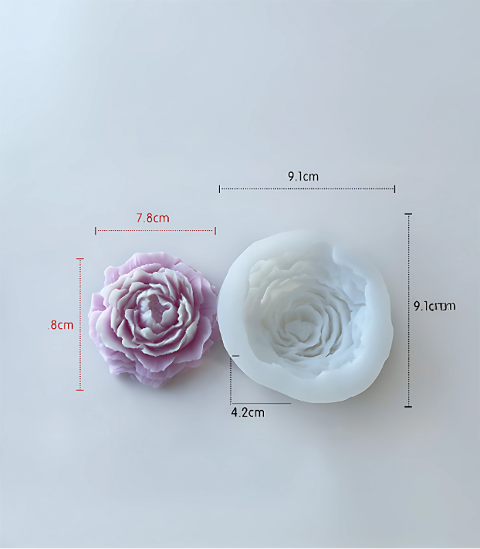 Silicone Mould - Peony