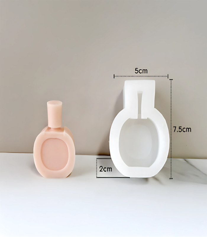 Silicone Mould - Perfume Bottle Oval