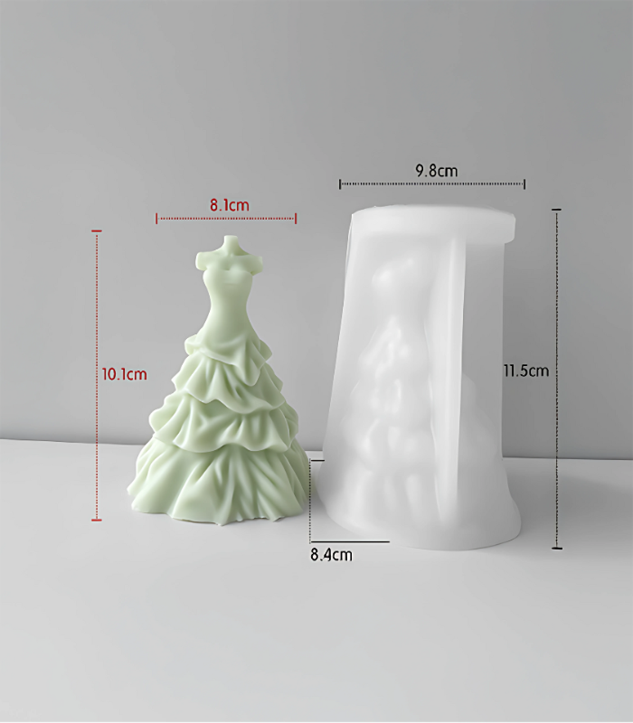 Silicone Mould - Bride Gown