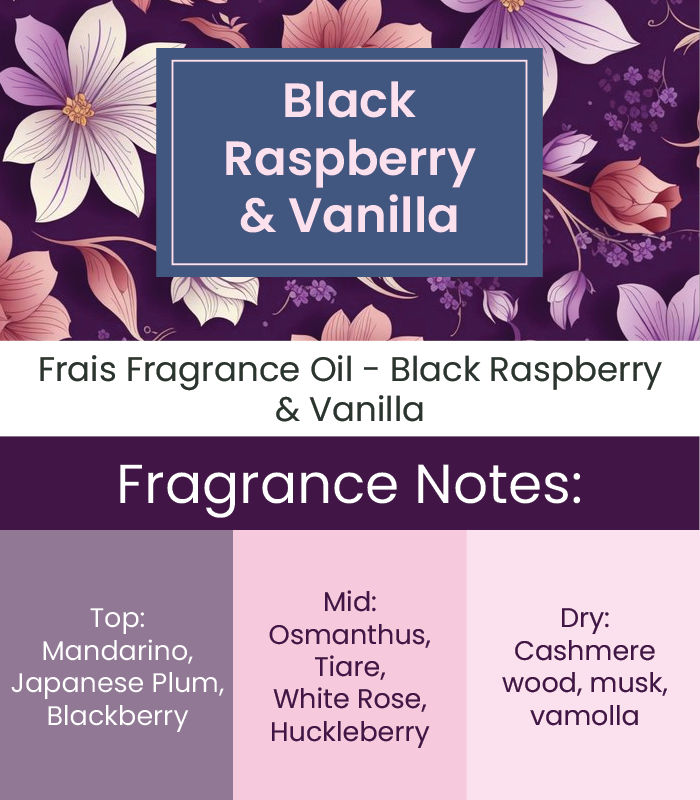 Black Raspberry & Vanilla Fragrance Oil (FRAIS)