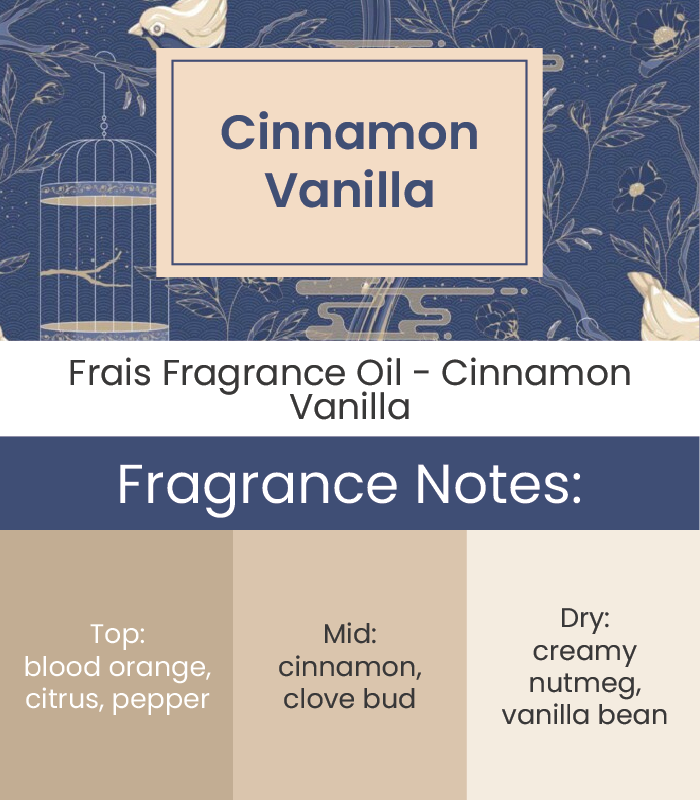 Cinnamon Vanilla Fragrance Oil (FRAIS)