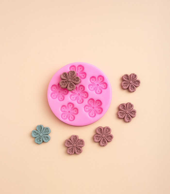 Silicone Mould - Sakura Bloom (6 Cavity)