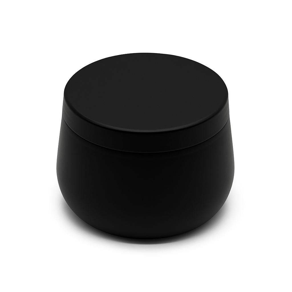 Candle Tin Rounded (120ml) - Metal
