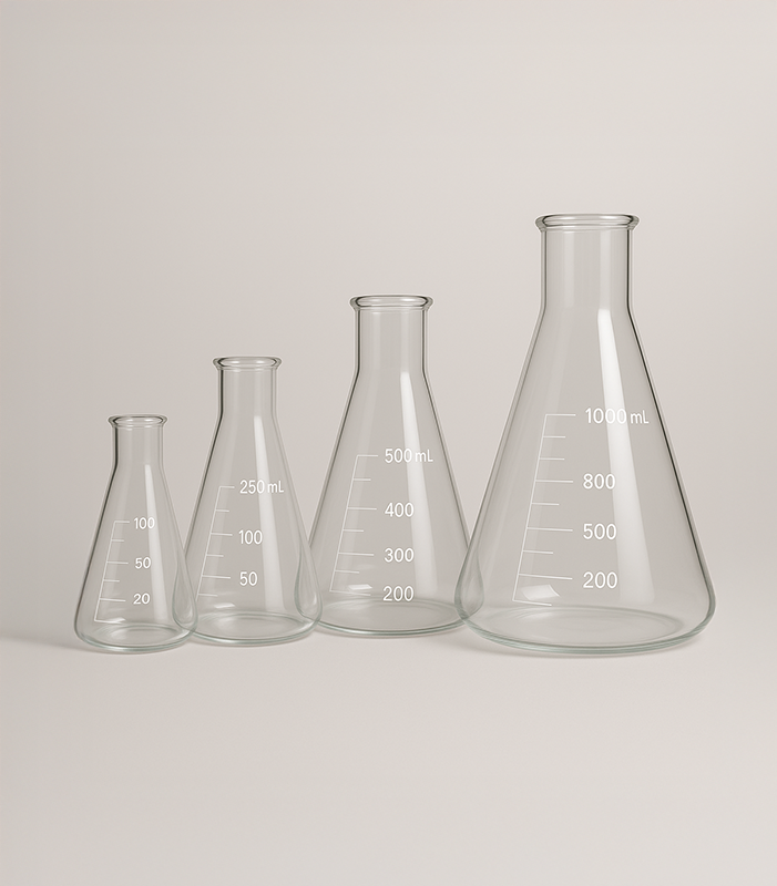 Flask Conical - Narrow Neck