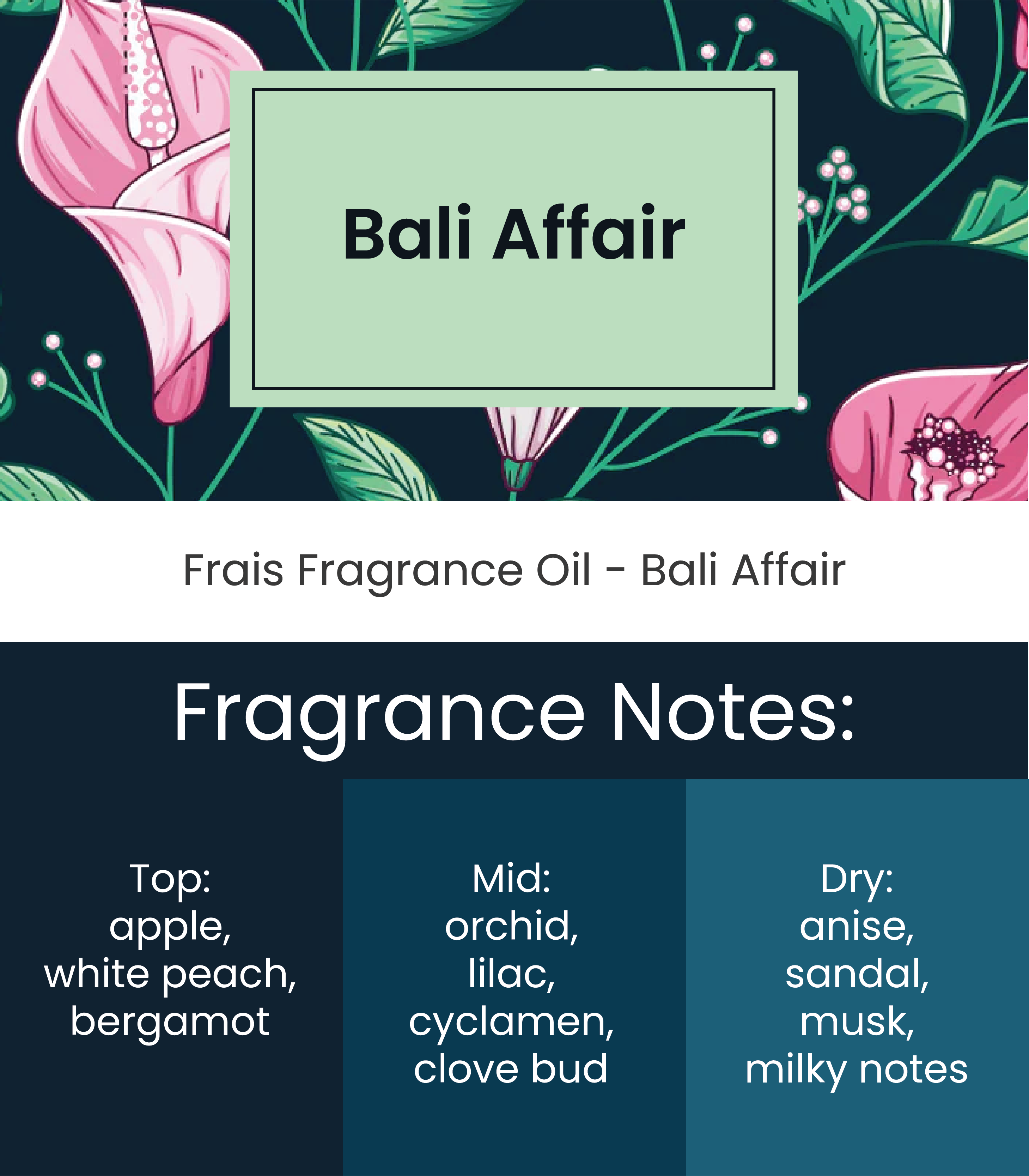 Bali Affair Fragrance Oil (FRAIS)