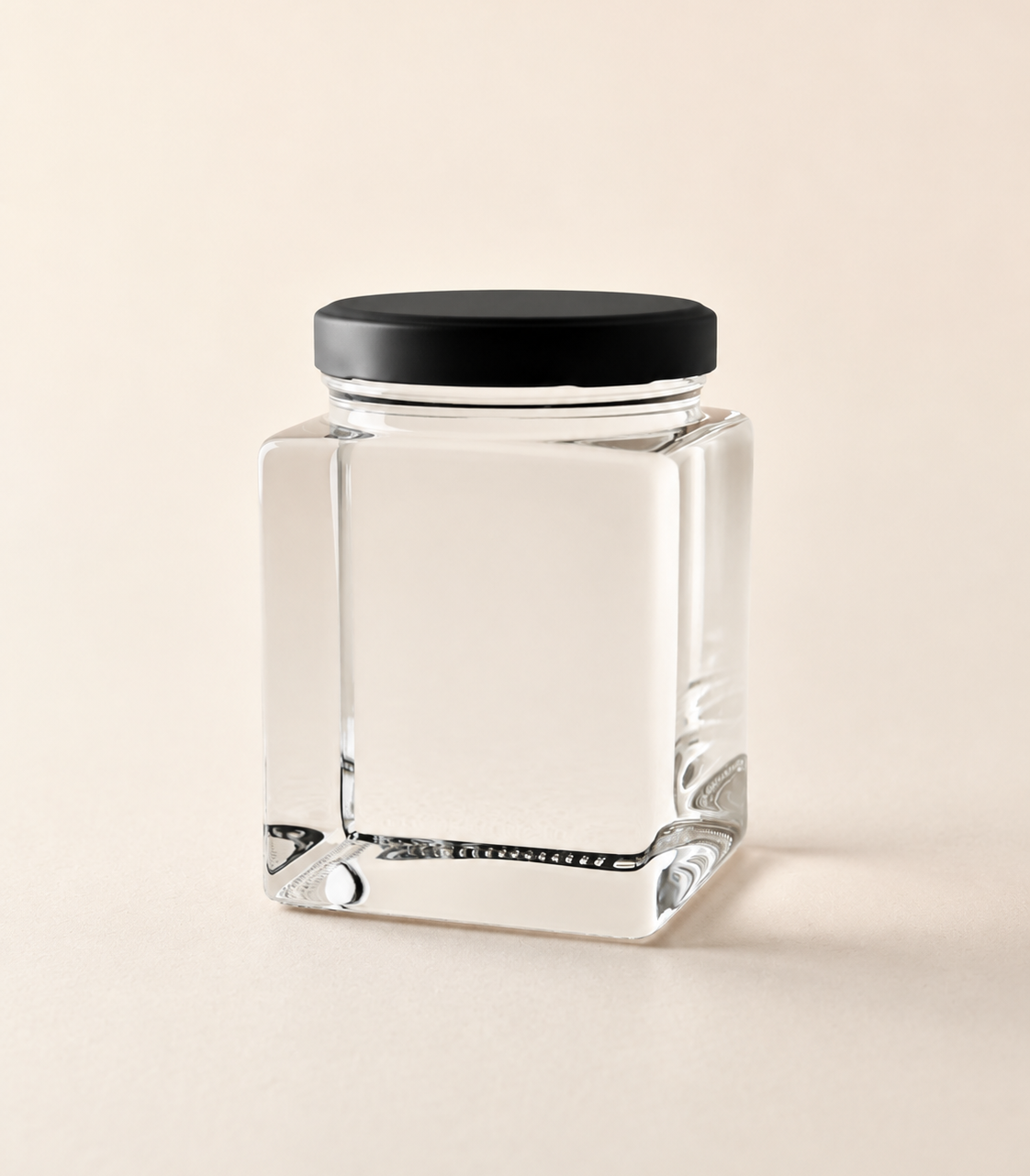 Glass Jar 220ml - Square
