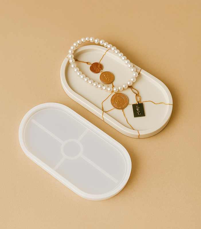 Silicone Mould - Oval Tray