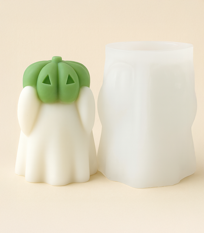 Silicone Mould - Halloween Pumpkin Head