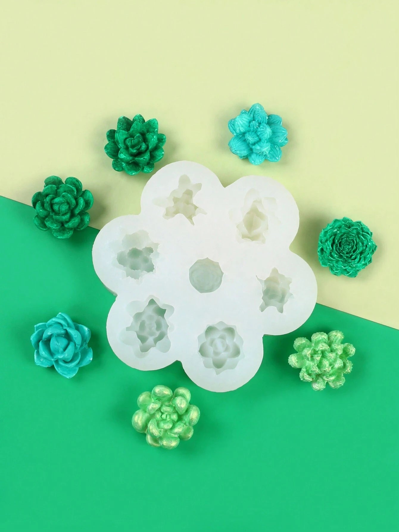 Silicone Mould - Mini Succulent