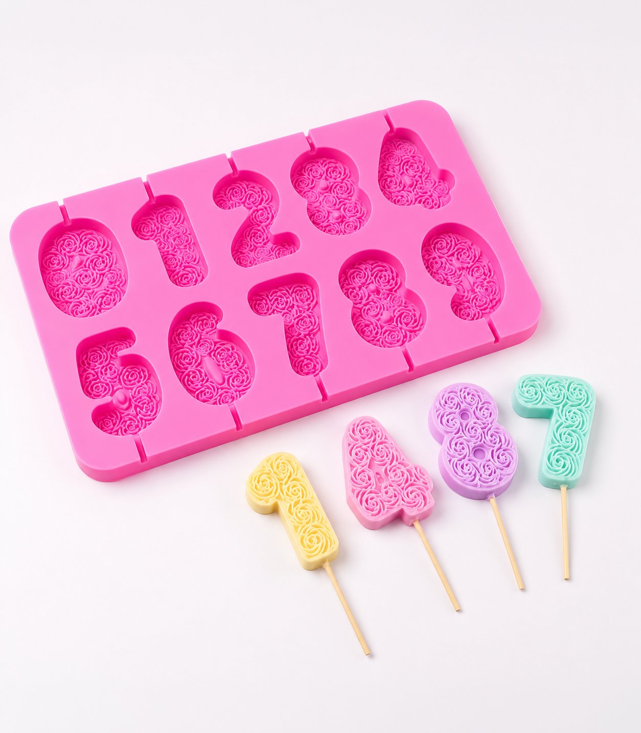 Silicone Mould - Numbers
