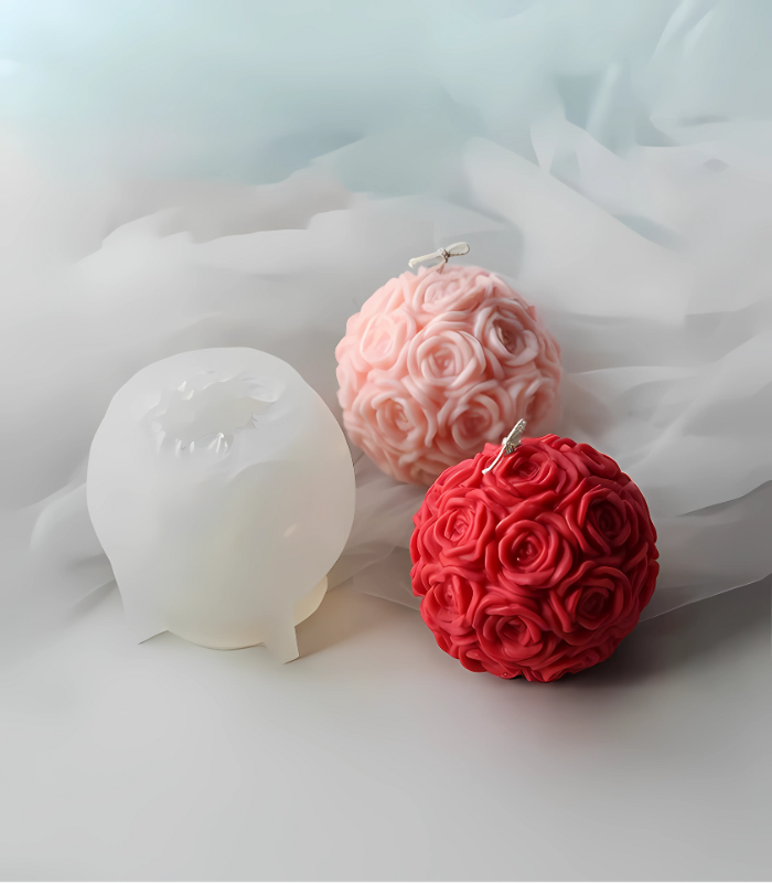 Silicone Mould - Rose Ball