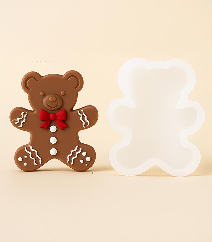 Silicone Mould - Teddy Bear Biscuit
