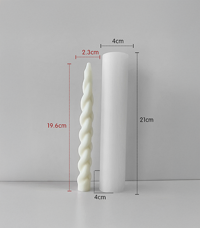 Silicone Mould - Twisted Candle