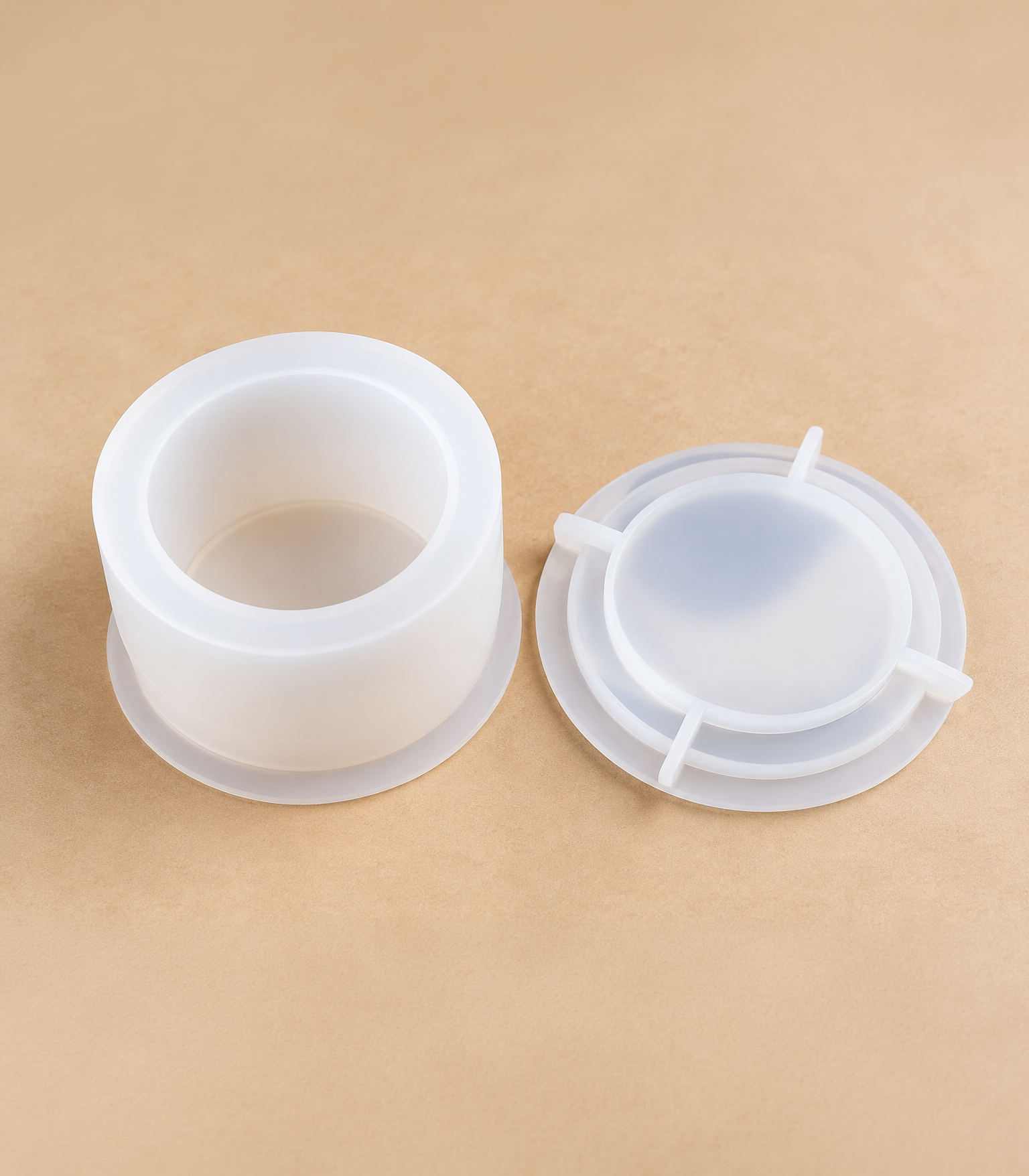 Silicone Mould – Small Round Candle Jar