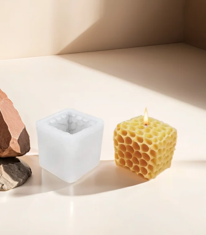 Silicone Candle Mould - Honeycomb