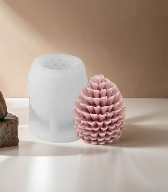 Silicone Candle Mould - Pine Cone (Spikey)