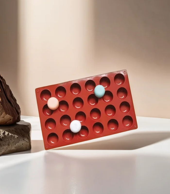Silicone Soap Mould - Small Circles
