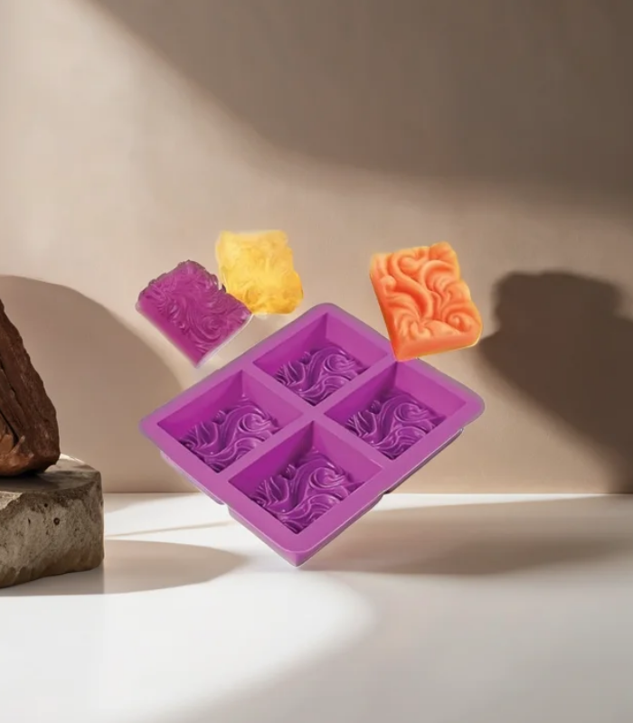 Silicone Soap Mould - Wavy Flower