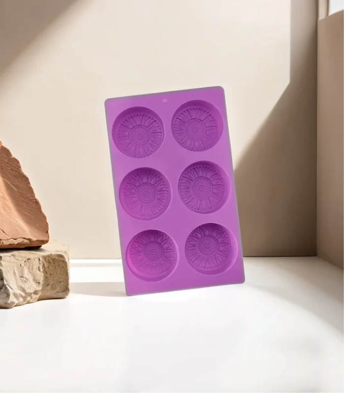 Silicone Soap Mould - Sunflower